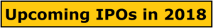 upcoming ipo in 2018