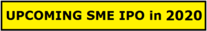 upcoming sme ipo in 2020